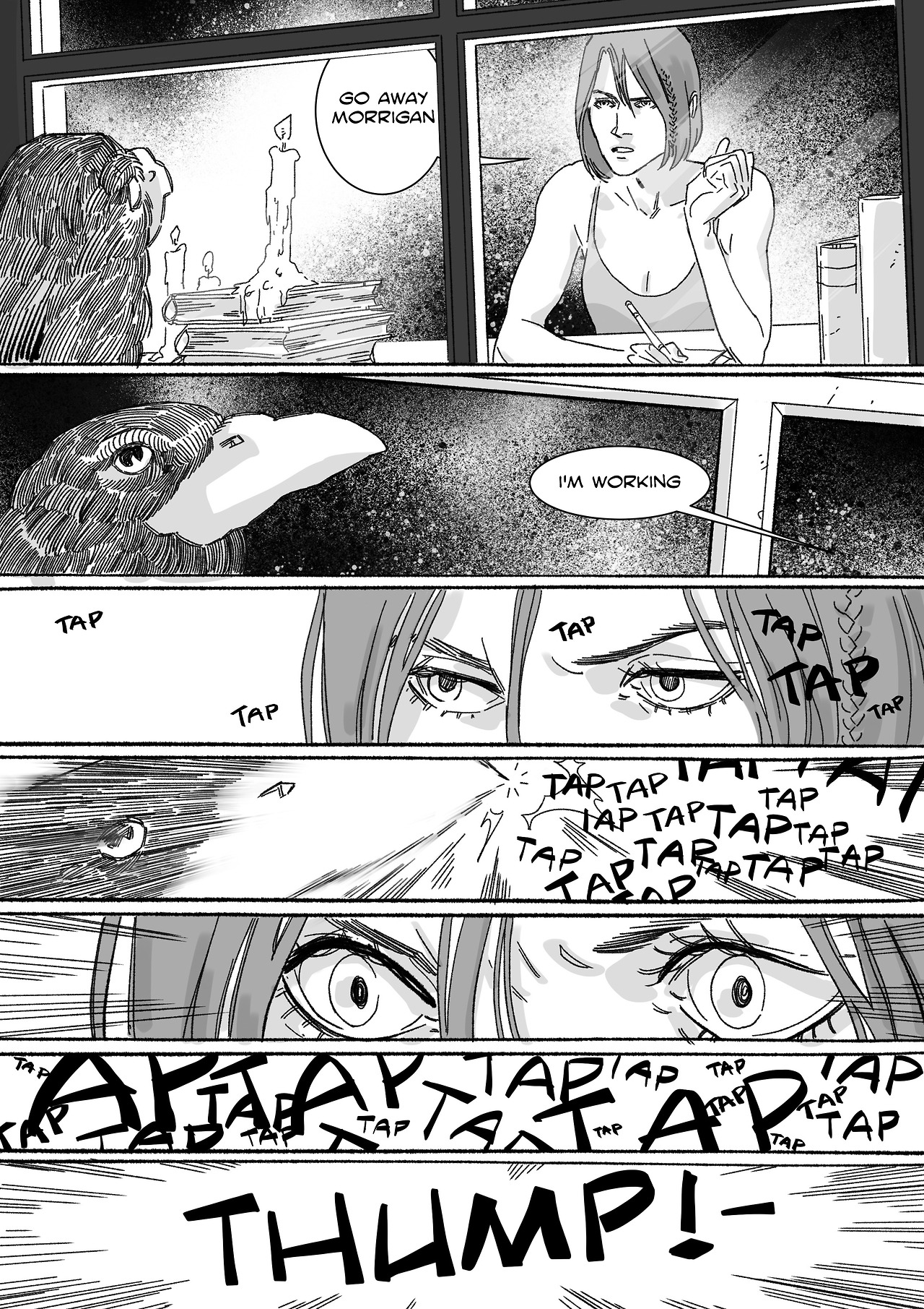 Morrigan/Leliana comic page 2 full