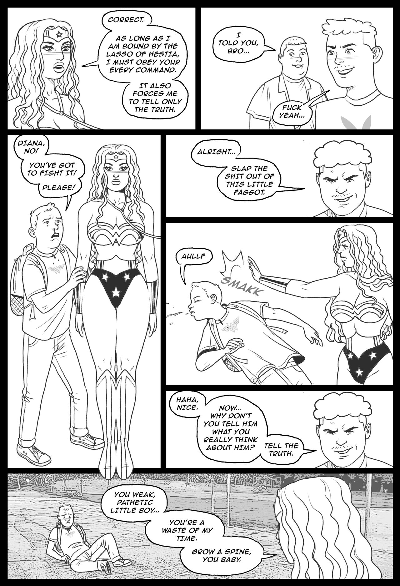 Bang my Bully 2 Wonder Woman page 4 full