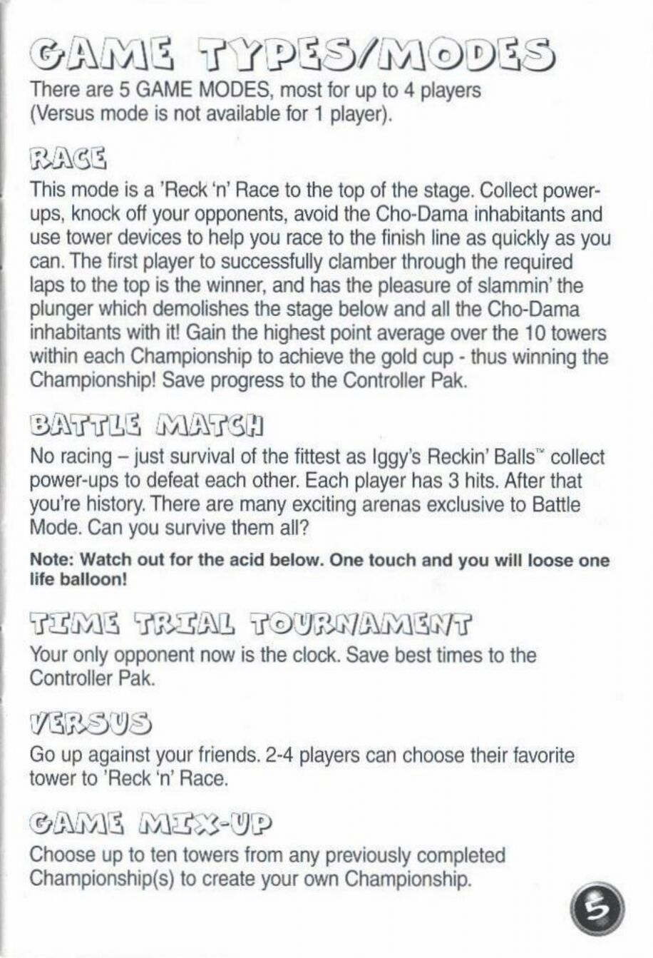 Iggy's Wrecking Balls Manual page 7 full