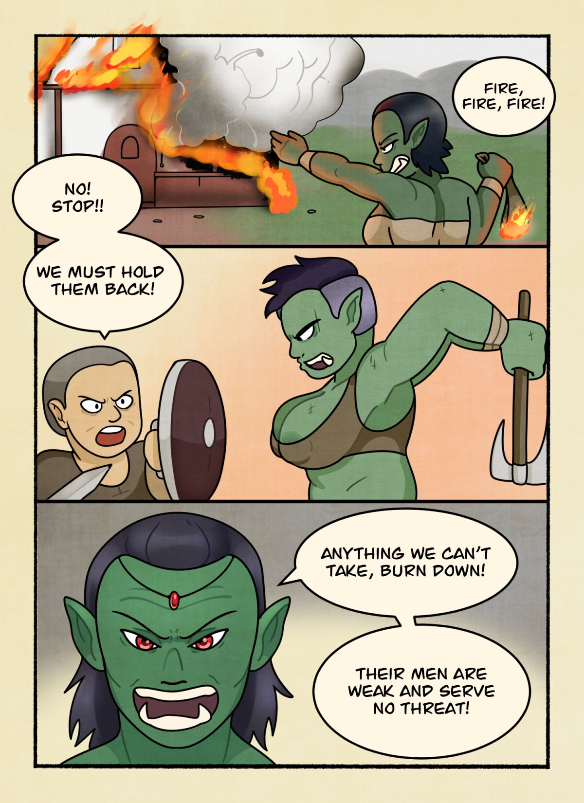 The Orc Slayer by DeadEndDraws page 6 full