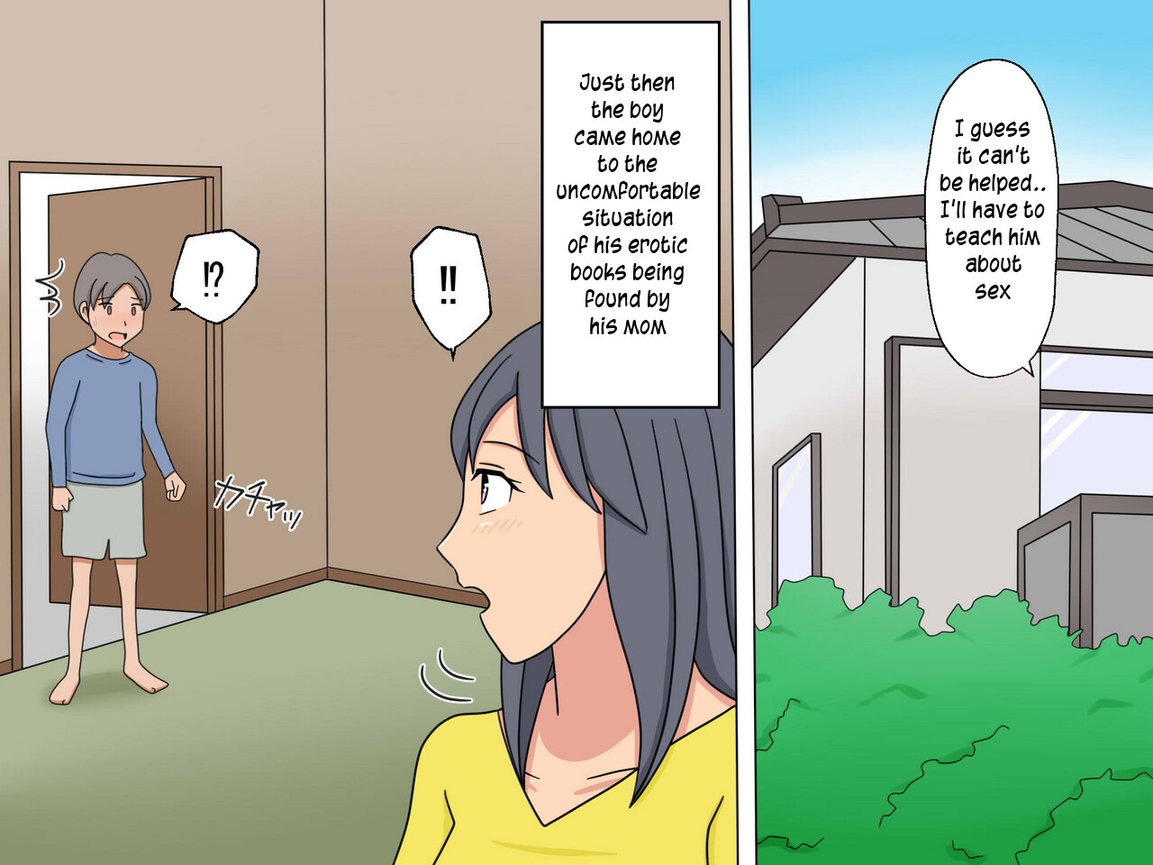 Benkyou yori mo Mama to no Sex ga Daiji | Sex with mommy is more important  than studying - Page 3 - HentaiEnvy