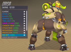 Orisa Sex Bot Skin