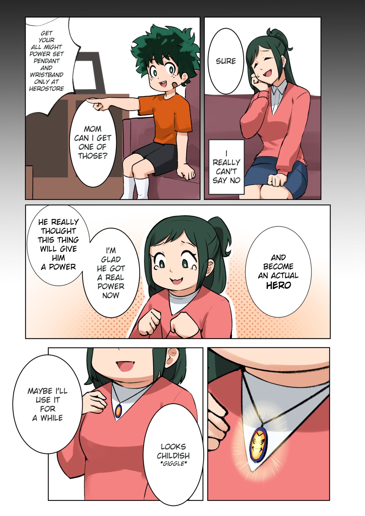 Inko Midoriya Comic page 3 full