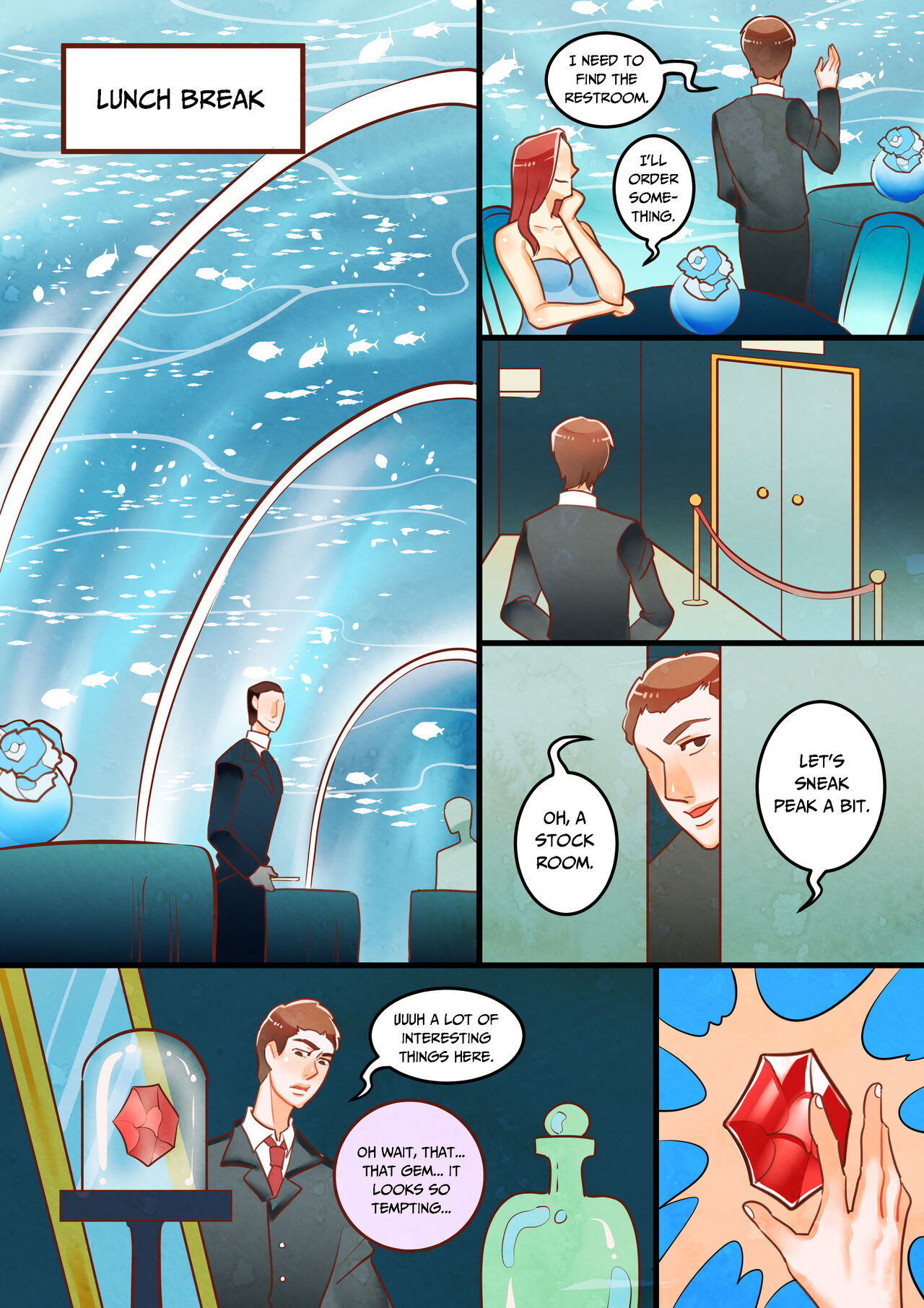 Secret Auction: Mermaid Treasure page 10 full