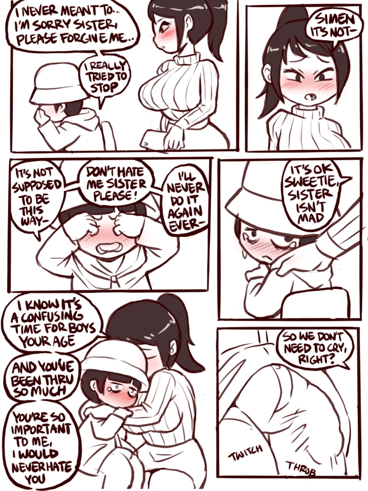 Incest comic + Extra page 8 full