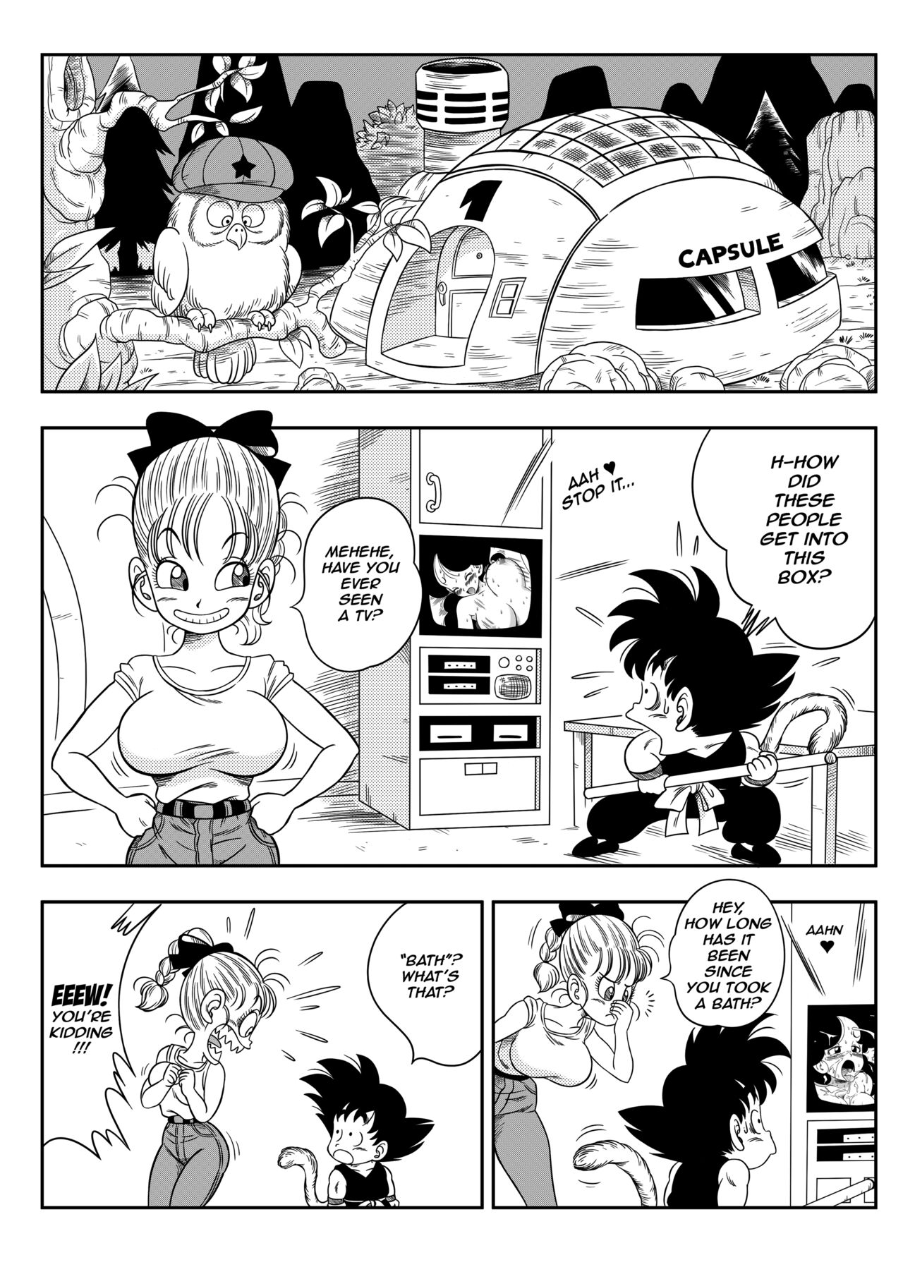 Dragon Ball: Episode 1 - Sex in the bath - Page 2 - HentaiEnvy