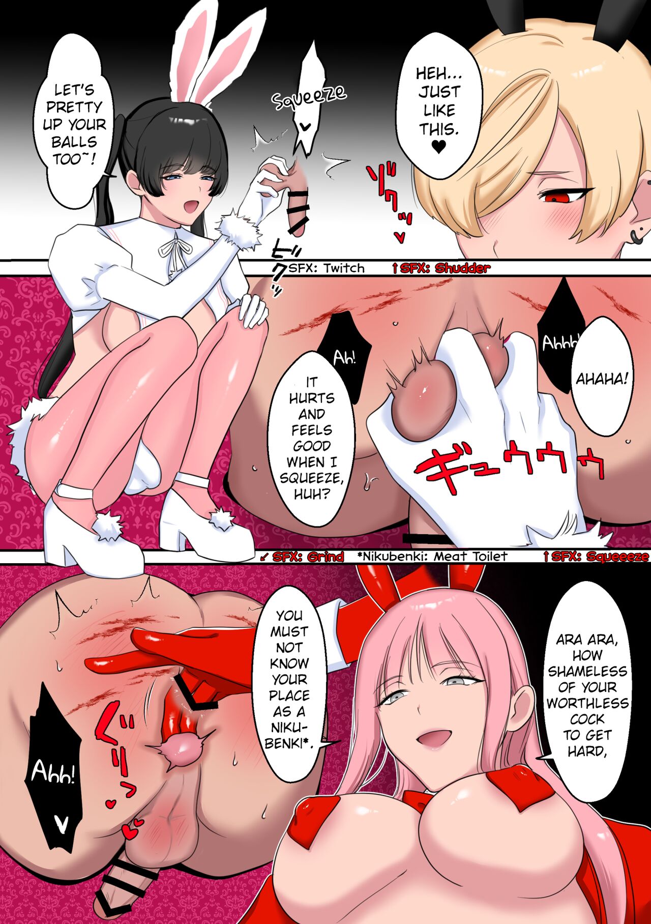 Futanari Gyaku Banii-gaaruzu no Hae Kabe-jiri Dai-sakusen page 5 full