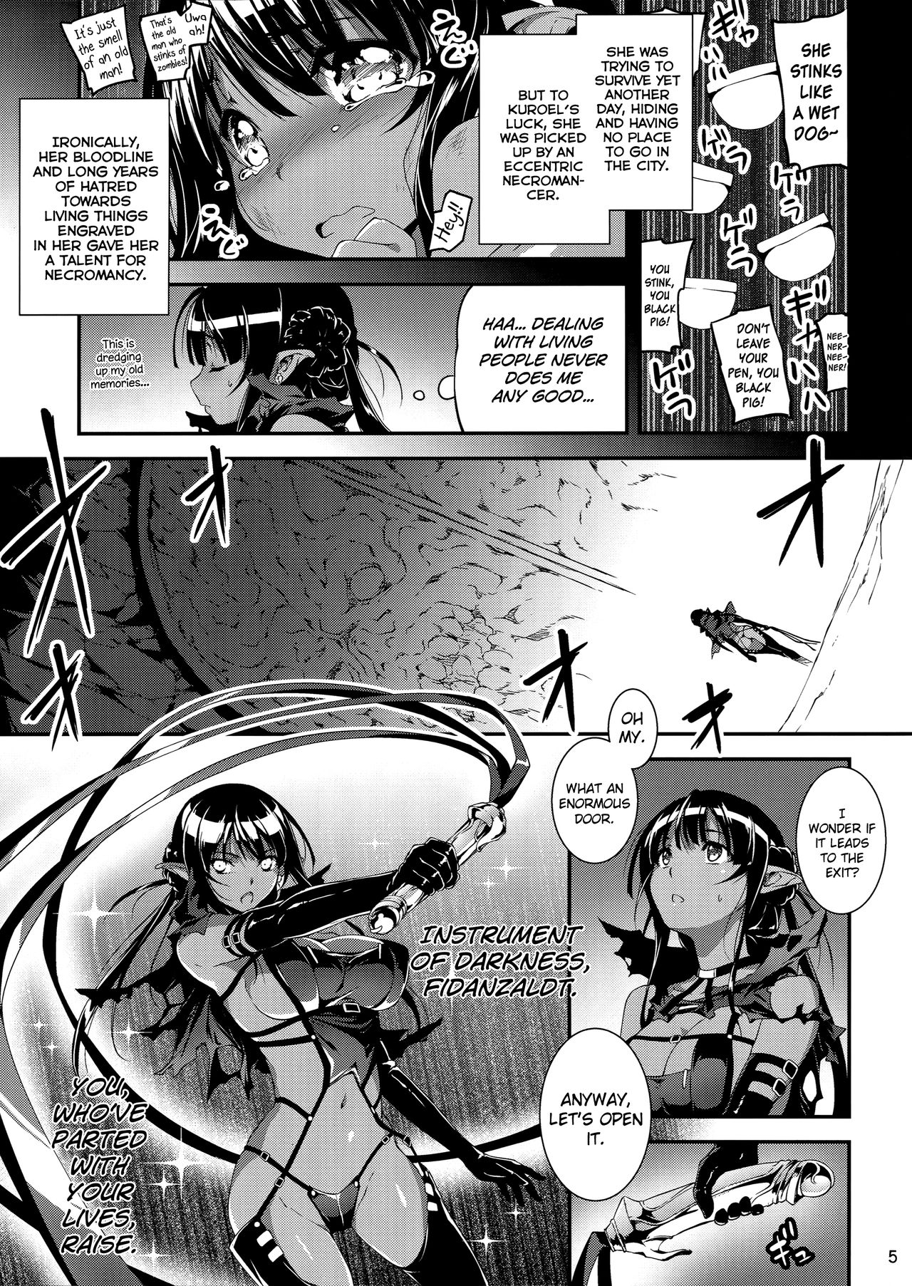 Kuro no Ryman to Shireizukai Kuroel | The Salaryman in Black and Kuroel, the Necromancer page 6 full