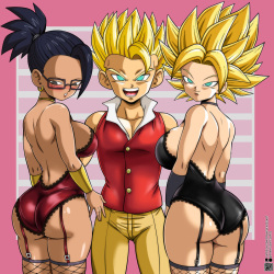 Cabba x Caulifla x Kale Dominant BDSM