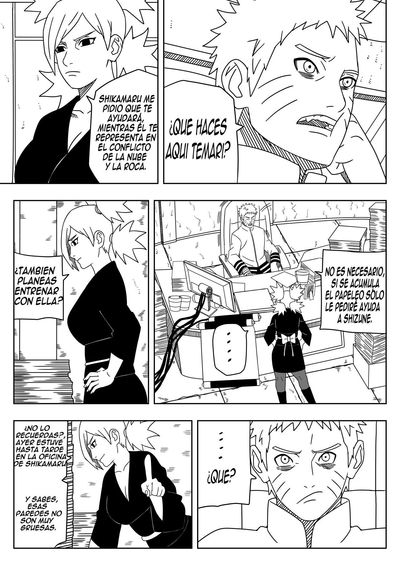 El deseo de Hanabi y la jugade de Temari page 8 full
