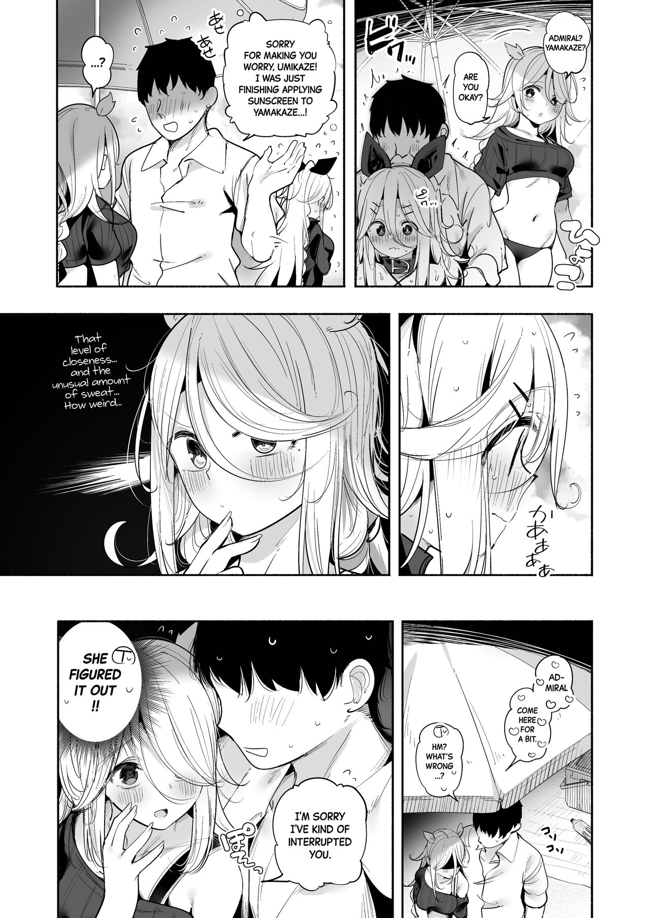 Yamakaze-chan to Private Beach de Yuuwaku Kozukuri Sex | Seductive Baby-making Sex with Yamakaze-chan at a Private Beach page 12 full
